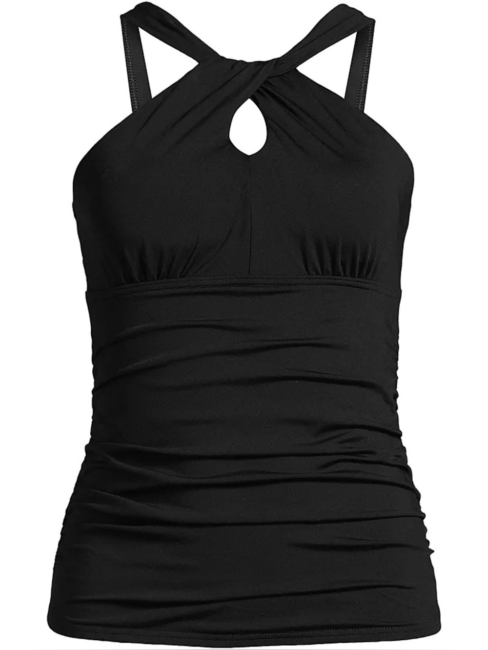 Lands’ End NWT Halter Tankini Top